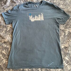 Blue Montana Graphic T-Shirt